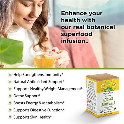 Buy Best Lemon Flavored Moringa Tea Bags To Refresh Your Morning