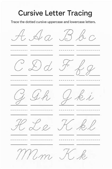 Tracing Letters & Numbers Worksheets - Free Image & PDF Printables