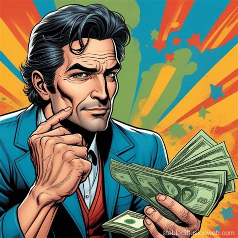 A Man with a Lot of Money | Stable Diffusion Online