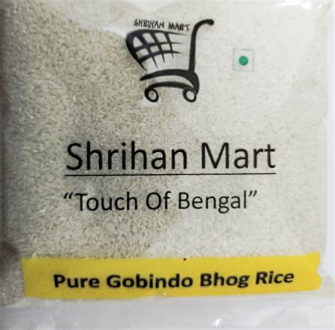 SHRIHAN MART Aromatic Pure Gobindobhog Rice(500 Grams) : Amazon.in ...