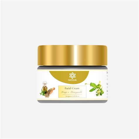 NATUUR - Honeysuckle Face Cream - 50g | Hydrates oily Skin | Regulates ...
