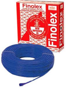FINOLEX PVC, FR PVC 1 sq/mm Blue 180 m Wire Price in India - Buy ...