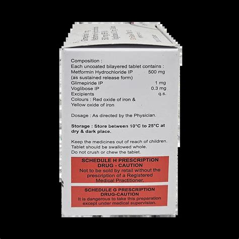 Buy Glimisave MV 1.3mg Tablet at Best Price | Medkart