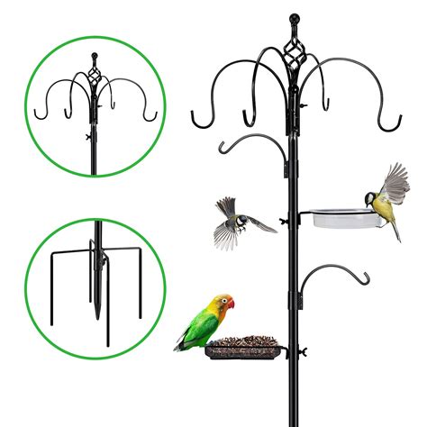 Bird Feeding Station 89 Inches Wild Bird Feeder Pole Water | Desertcart ...