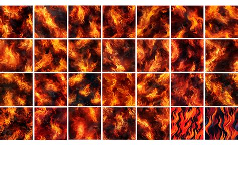 100 Procreate Fire Textures, Flame Brushes, Digital Download - Etsy