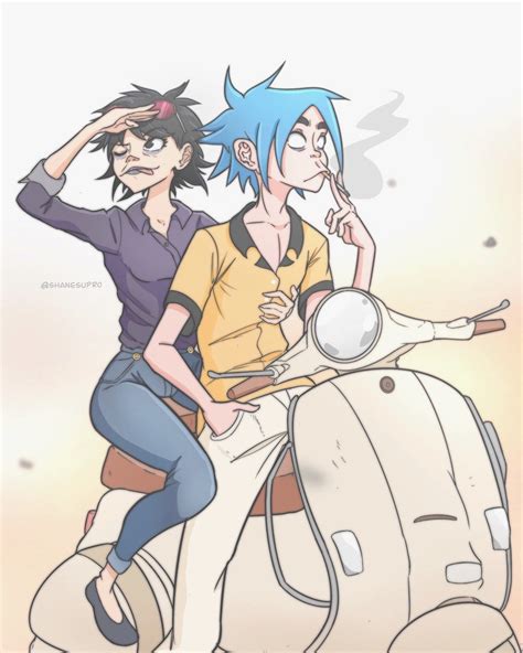 Gorillaz 2d And Noodle