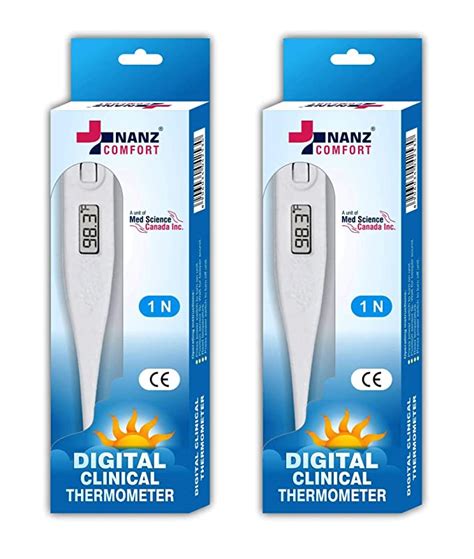 Nanz NC-201 Mercury Free Digital Thermometer For Quick and Accurate ...