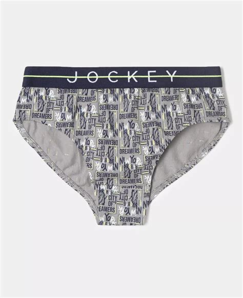 Buy Super Combed Cotton Elastane Stretch Printed Brief with Ultrasoft ...