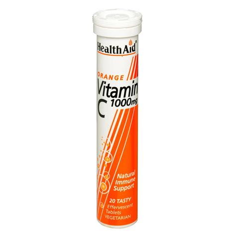 Healthaid Vitamin C 1000mg Effervescent Tablets, 20's - Asset Pharmacy