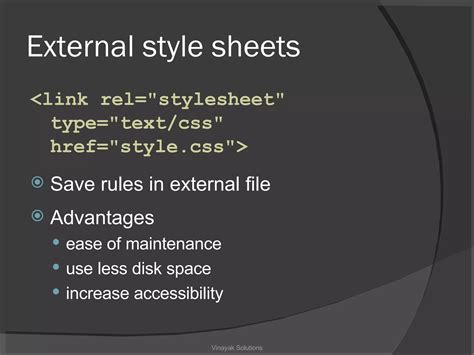 Cascading Style Sheet | PPT