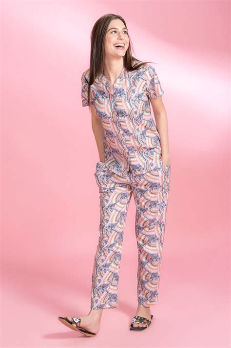 Matcha Latte Off-White Rayon Co-ord Set – July Wear