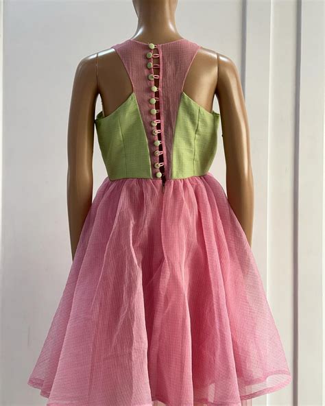 Pastel Green Pink One Piece – Label Tasos