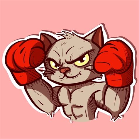 Image result for deviantART Boxing Cat Fight
