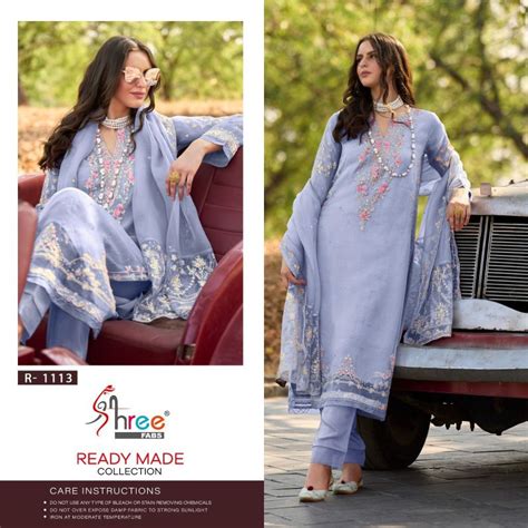 Shree R 1113 Readymade Designer Pakistani Suit