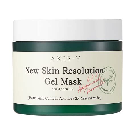 AXIS-Y New Skin Resolution Gel Mask 100ml / 3.38 fl. oz | Skincare Face ...