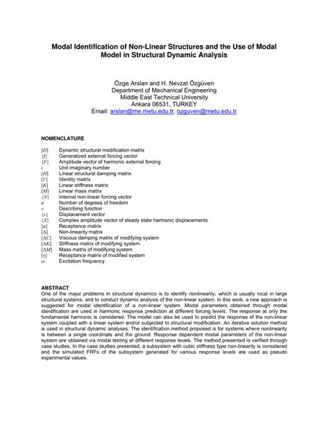 Structural Dynamic Modal Analysis Example 的图像结果