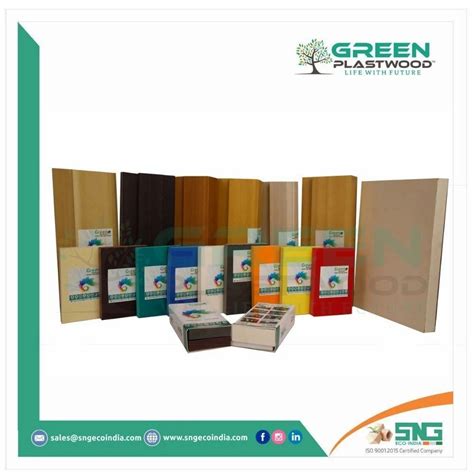 WPC Solid Door Frames - Green Plastwood WPC Moulded Chaukhat ...
