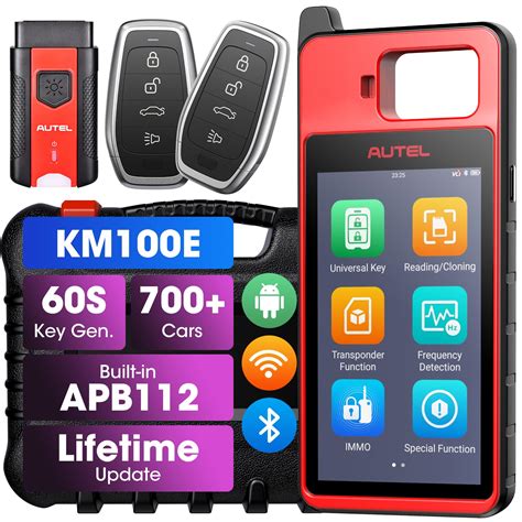 Autelmaxiim Km100e Key Fob Programming Tool Immobilizer Programmer 60s ...