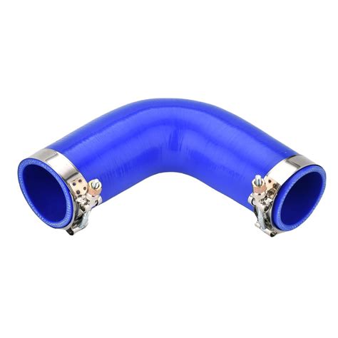 F04-6006 F046006 90 Degree Silicone Rubber Elbow Hose with Clamps ...