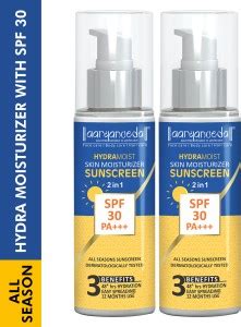Aaryanveda Hydra Skin Moisturizer All Seasons Sunscreen Lotion SPF 30 ...