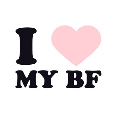 I ️ my bf | สติกเกอร์น่ารัก, พื้นหลังสีชมพู, ภาพประกอบ