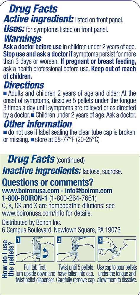 Buy Boiron Calcarea Sulphurica 6C, 80-Pellet Tube, Homeopathic Medicine ...