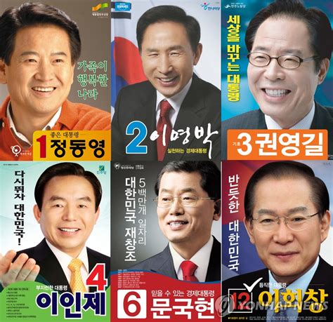 주요 대선후보 선거용 포스터 | 연합뉴스