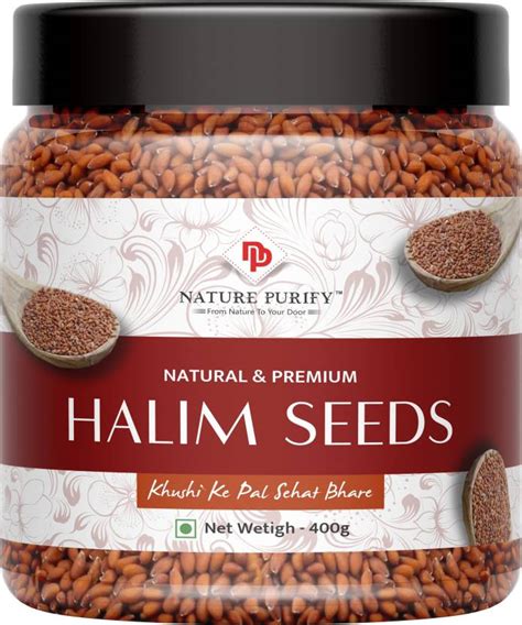 Nature Purify Halim Seeds- Garden Cress Seeds Super Clean Quality, Aliv ...