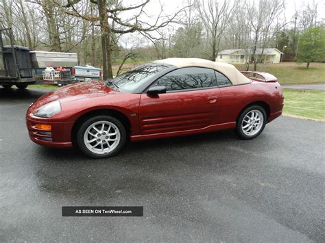 2002 Mitsubishi Eclipse Spyder Gt Convertible 2 - Door 3. 0l
