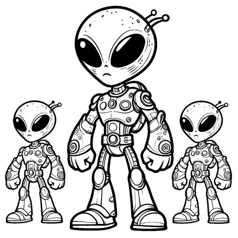 Image result for Alien Coloring Pages