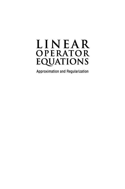 Linear Operator 的图像结果