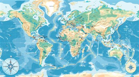 World Map Continents Oceans 的图像结果