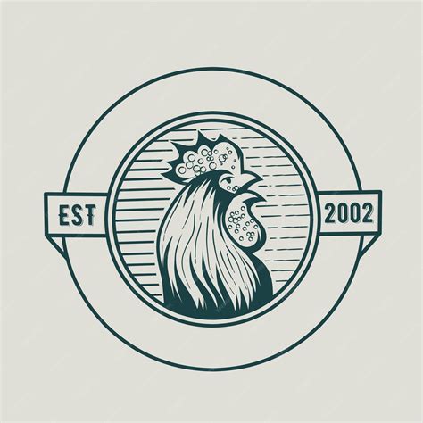 Wektor koguta idealny do druku, logo itp. | Wektor Premium