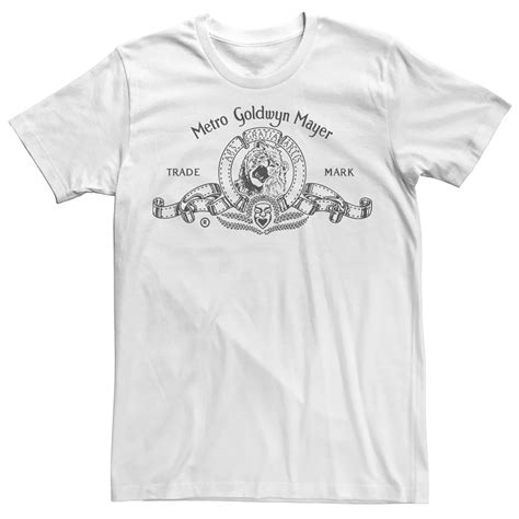 Men's MGM Logo Outlined MGM Logo Graphic Tee