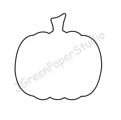 Pumpkin Leaf Template Printable