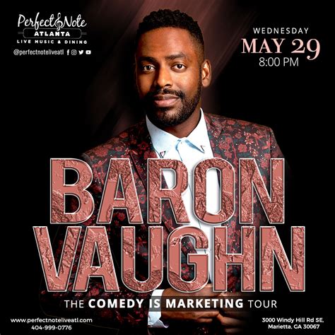 Comedian Baron Vaughn - Perfect Note Atlanta