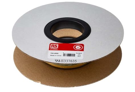 RS PRO | RS PRO Heat Shrink Tubing, Green, Yellow 12mm Sleeve Dia. x 4m ...