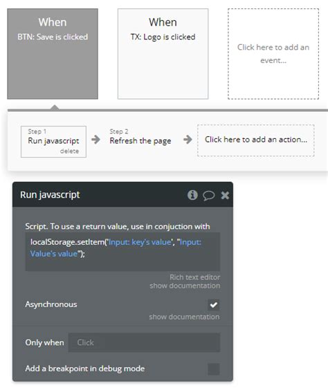 Save User Data in Local Storage 的图像结果