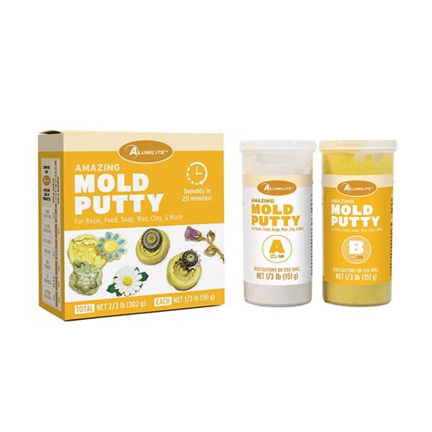 Alumilite Amazing Mold Putty; Yellow Silicone India | Ubuy