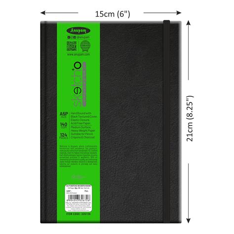 Anupam Sketcho Drawing book - Hard Bound - 140 GSM Cartridge Paper
