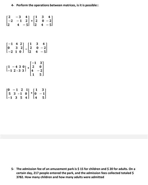 Image result for Three Linear Problem Matrix