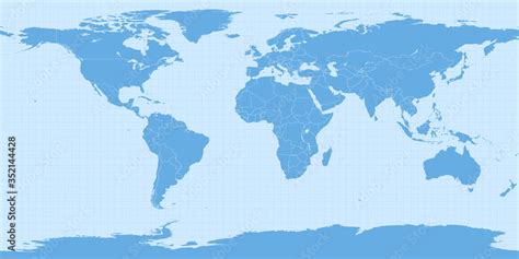 Image result for Equirectangular World Political Map