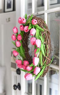 Image result for Spring Tulip Wreaths