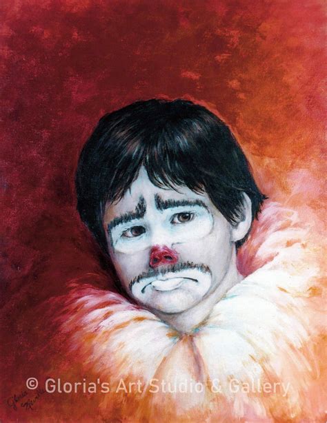 Sad Clown Painting