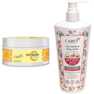 Buy Caret Organic Vitamin C Nourishing Cream (100g) AND Total Moisture ...