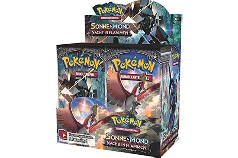 POKEMON TCG SONNE & MOND NACHT IN FLAMMEN BOOSTER BOX