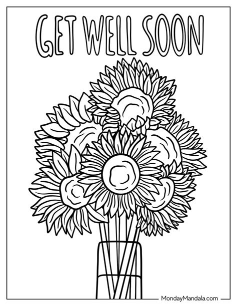 34 Get Well Soon Coloring Pages (Free PDF Printables)