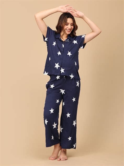 Snooze & Shine Maternity and Nursing Nightwear Set | The Mom Store