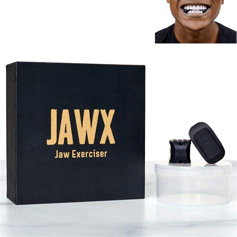 JAWX Jawline Exerciser Jaw Exerciser For Men Women - With Jaw Workout ...
