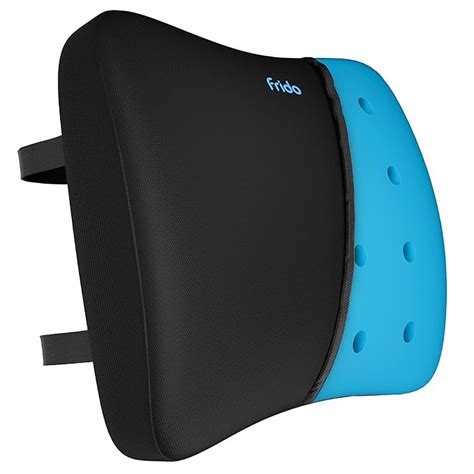 Frido Lumbar Back Support Pillow for Office Chair, Improves Posture ...